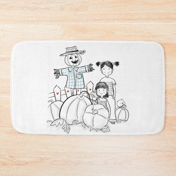 Item preview, scarecrow and pumpkins designed and sold by chrisbats.