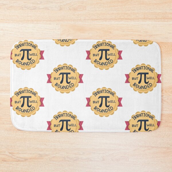 Item preview, Irrational But Well Rounded,Funny Pi Math Gift,Simple Pi Day Quote designed and sold by pedrored369.