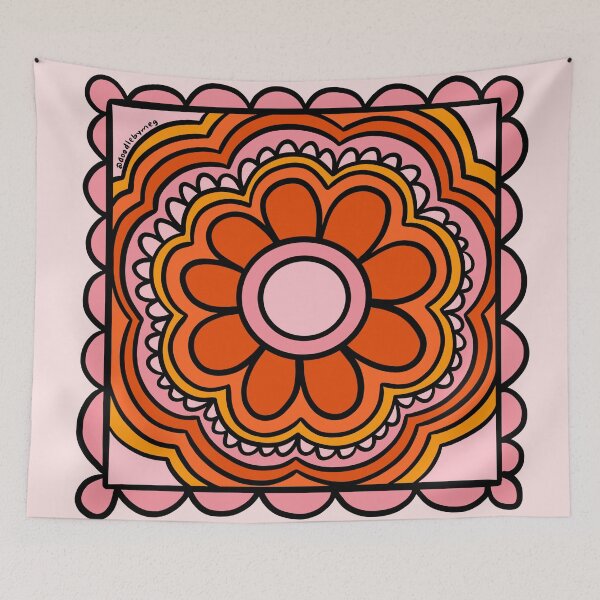Item preview, Flower Granny Square designed and sold by doodlebymeg.