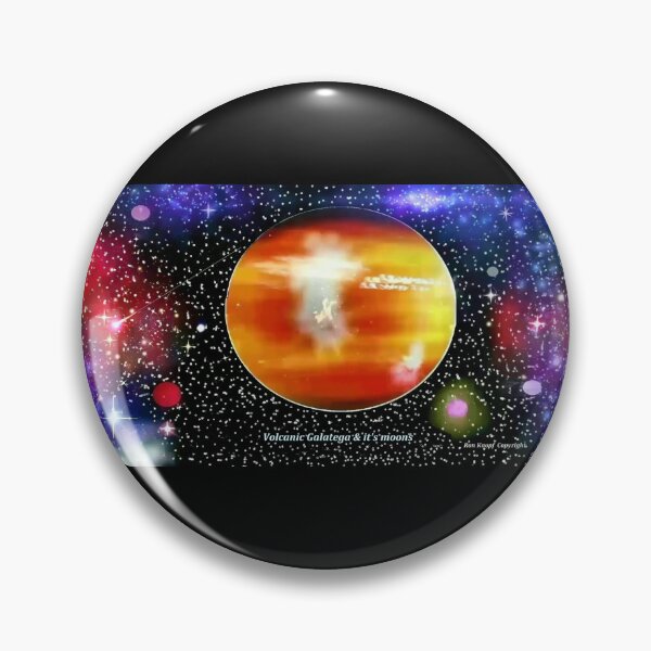 Item preview, Cosmic Art /  Volcanic Galatega & it's tiny moons designed and sold by Imagin8er.