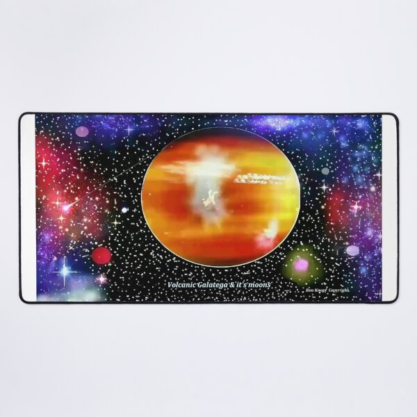 Item preview, Cosmic Art / Volcanic Galatega & it's tiny moons designed and sold by Imagin8er.