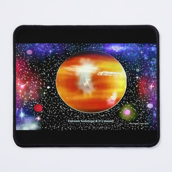 Item preview, Cosmic Art / Volcanic Galatega & it's tiny moons designed and sold by Imagin8er.