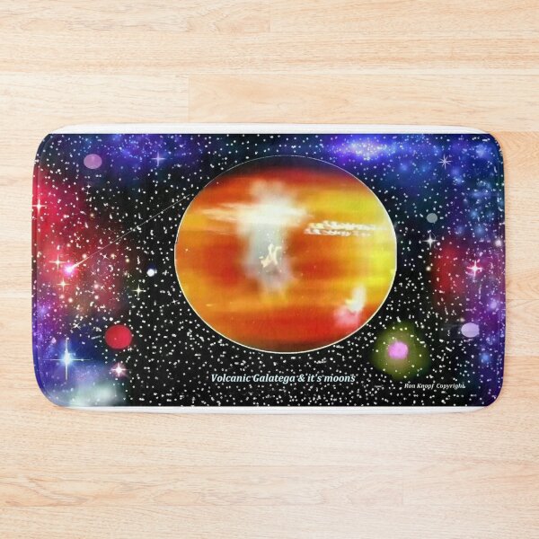 Item preview, Cosmic Art /  Volcanic Galatega & it's tiny moons designed and sold by Imagin8er.