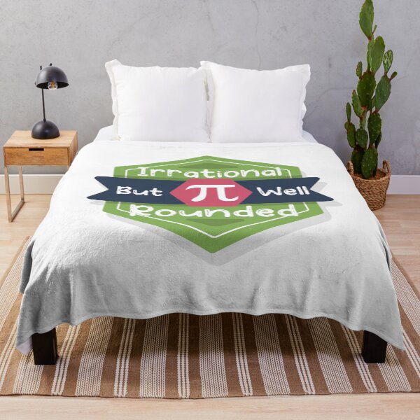 Item preview, Irrational But Well Rounded,Funny Pi Math Gift,Awesome Pi Day Quote designed and sold by pedrored369.
