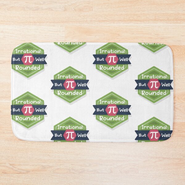 Item preview, Irrational But Well Rounded,Funny Pi Math Gift,Awesome Pi Day Quote designed and sold by pedrored369.