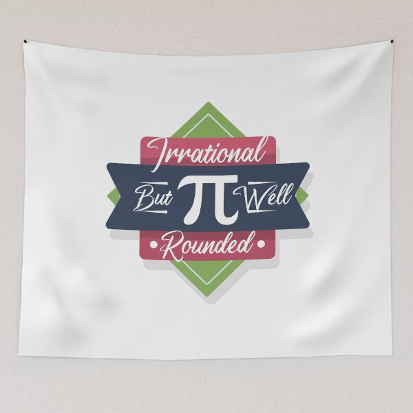 Item preview, Irrational But Well Rounded,Funny Pi Math Gift,Cutest Pi Day Quote designed and sold by pedrored369.