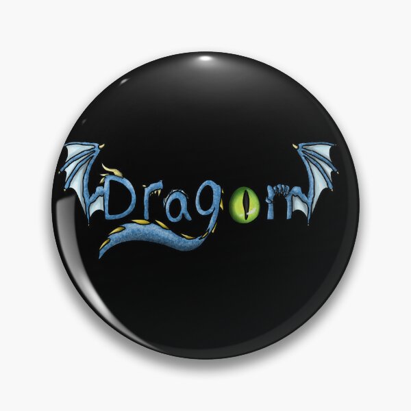 Item preview, Dragon word, blue dragon design, designed and sold by Bailey Swinney.