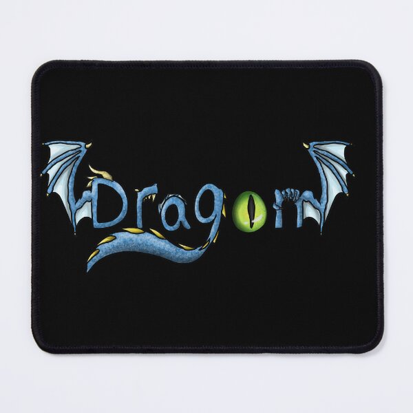 Item preview, Dragon word, blue dragon design, designed and sold by Bailey Swinney.