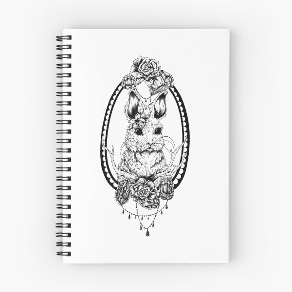Item preview, tattoo bunny designed and sold by Beetle.inks.