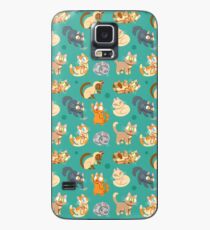 Ganze Lotta Katze (natürliche Version) Hülle & Klebefolie für Samsung Galaxy