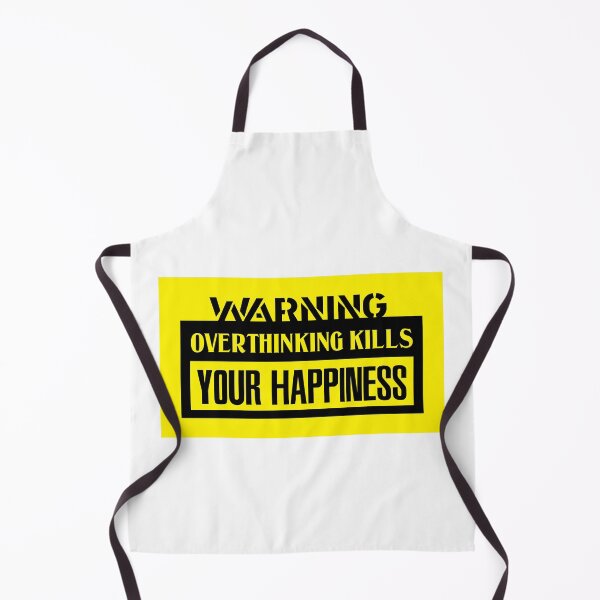 Item preview, Warning Overthinking Kills Your Happiness designed and sold by emhoteb.