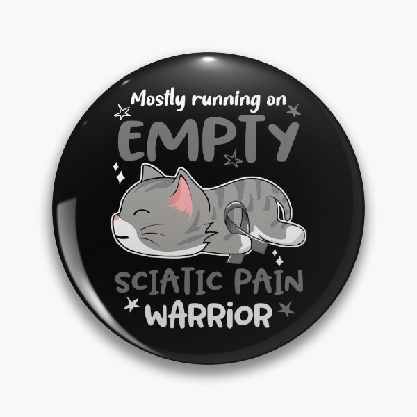 Item preview, Sciatic Pain Awareness, Mostly Running on Sciatic Pain Warrior designed and sold by Tammyilaria.