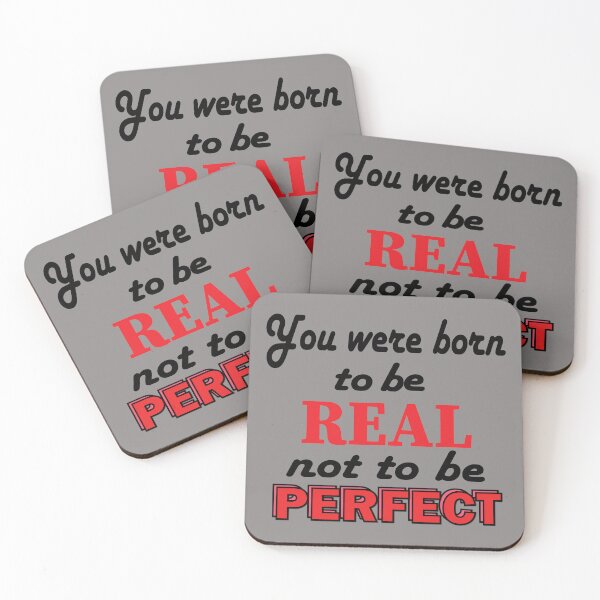 Item preview, you were born to be real not to be perfect designed and sold by FastHub.