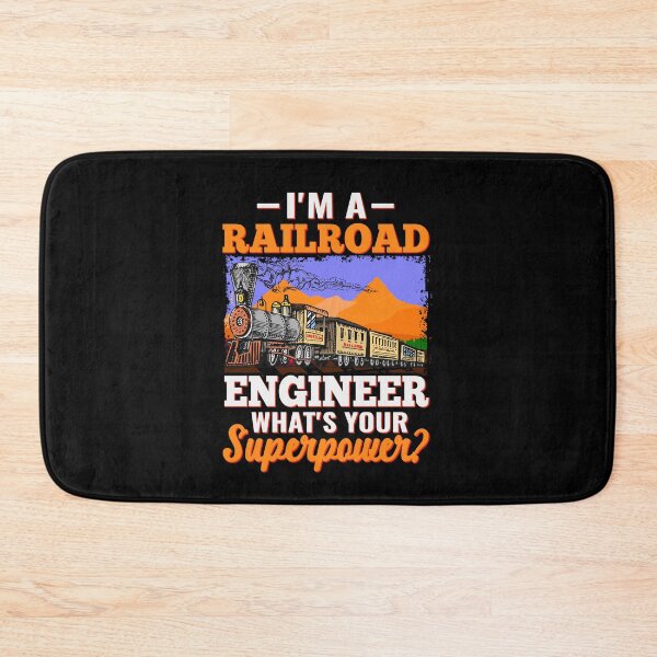 Item preview, RAILROAD ENGINEER  What's Your Superpower? for Railroad Worker, Enthusiasts, Model Train Builders & who Loves to Play with Steam Engine designed and sold by TheTrainRoom.