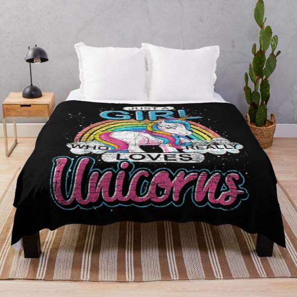Artikelvorschau, Nur ein Mädchen, das Einhörner wirklich liebt Regenbogen-Tier-Einhorn entworfen und verkauft von laurenm233.