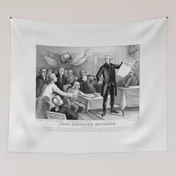 Item preview, John Hancock's Defiance - July 4th 1776 designed and sold by warishellstore.