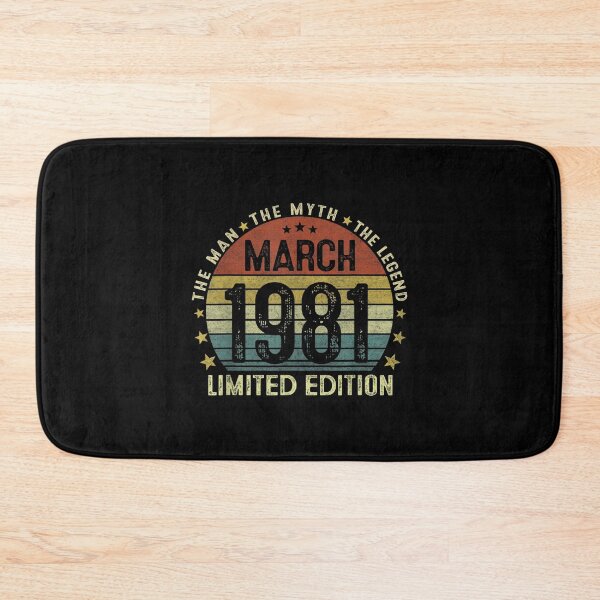 Item preview, Mens March 1981 The Man Myth Legend 41 Years Old Birthday Gifts  designed and sold by laurenm233.