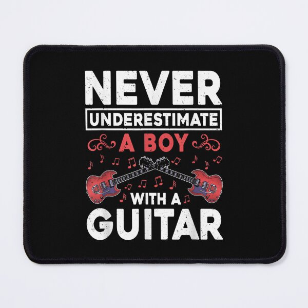 Item preview, Mens Never Underestimate A Boy With A Guitar Bass Musician Rock  designed and sold by 77tara.
