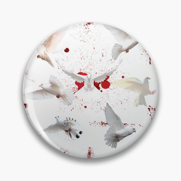 Item preview, 65 MCMLXV Cosplay Bloody White Doves of Peace Pattern designed and sold by 65 MCMLXV.