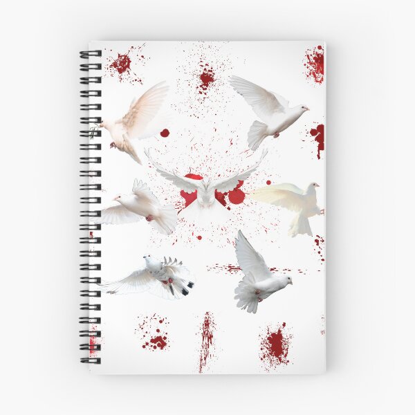 Item preview, 65 MCMLXV Cosplay Bloody White Doves of Peace Pattern designed and sold by 65 MCMLXV.
