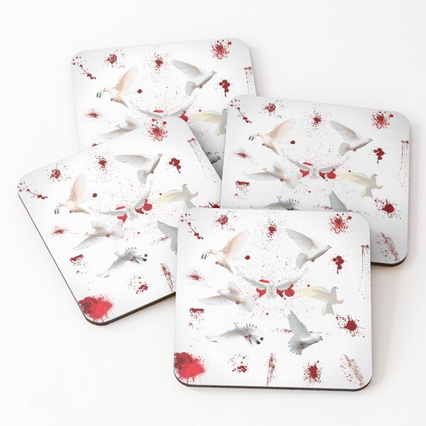 Item preview, 65 MCMLXV Cosplay Bloody White Doves of Peace Pattern designed and sold by 65 MCMLXV.