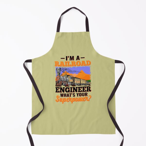 Item preview, RAILROAD ENGINEER What's Your Superpower? for Railroad Worker, Enthusiasts, Model Train Builders & who Loves to Play with Steam Engine designed and sold by TheTrainRoom.