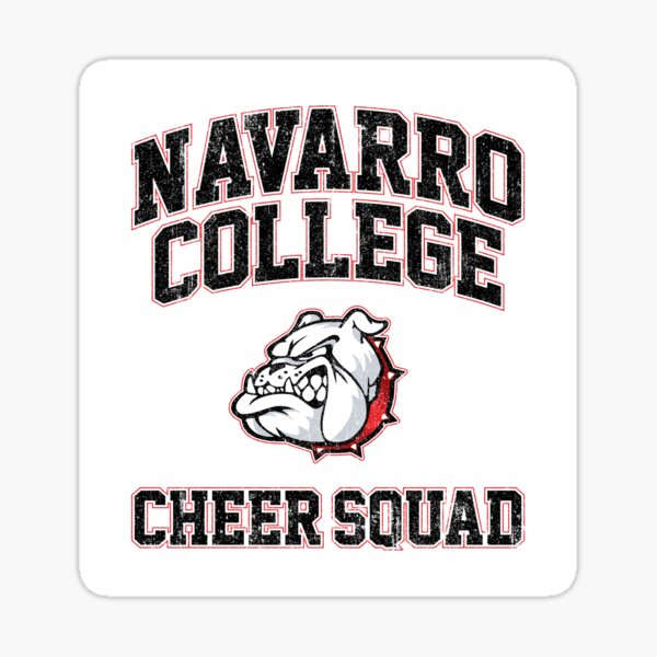 "Navarro Cheer Squad (Variant)" Sticker by huckblade Redbubble