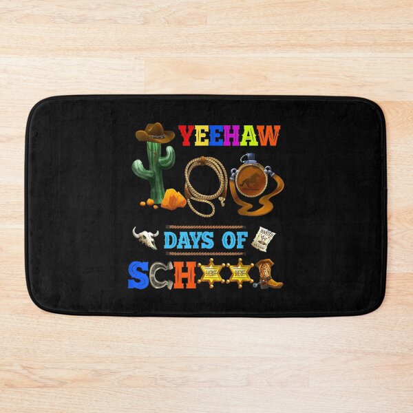 Item preview, Yeehaw 100 Day Of School Cowboy Horse Riding Rodeo Western  designed and sold by 77tara.