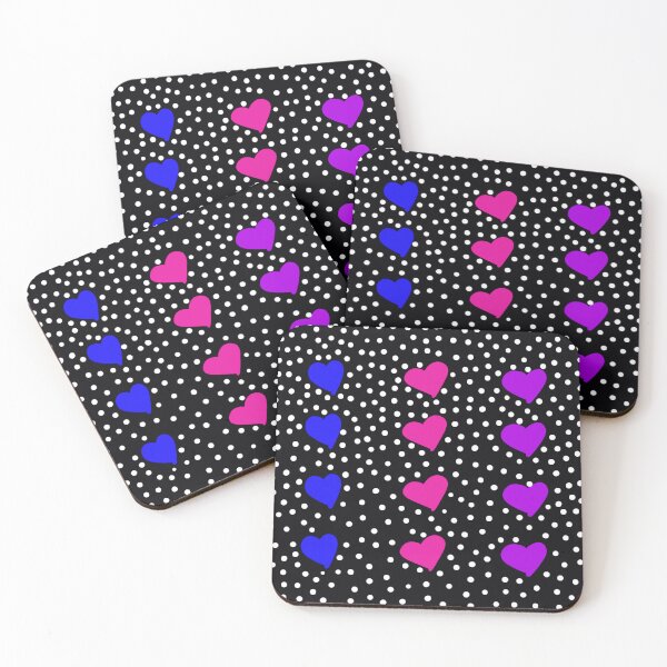 Item preview, Organic hearts bisexual flag designed and sold by bystephcuthbert.