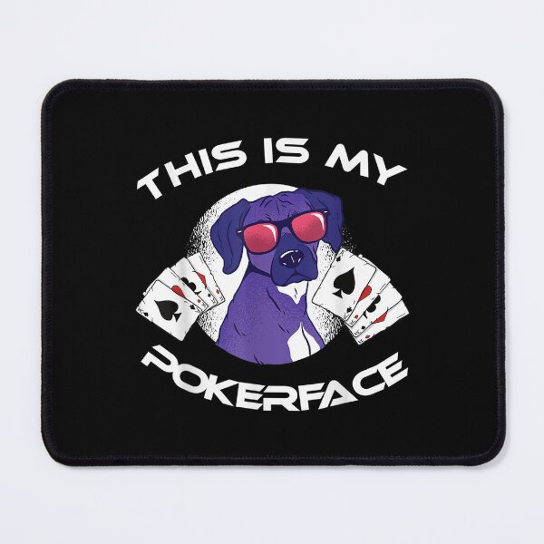 Item preview, Funny This Is My Pokerface Dog With Sunglasses designed and sold by laurenm233.