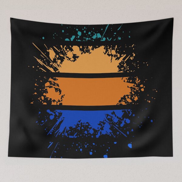 Item preview, Different Paint Splashes Stripes - S11 designed and sold by AlfabetDesign.