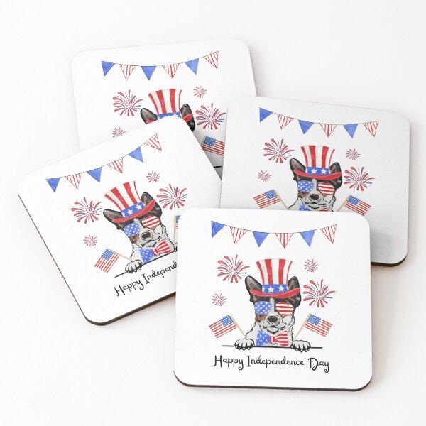 Item preview, America dog Happy Independence Day July 4th designed and sold by atevern.