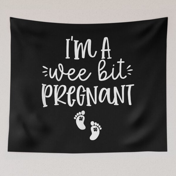 Item preview, I'm A Wee Bit Pregnant Irish St Patricks Pregnancy Reveal  designed and sold by laurenm233.