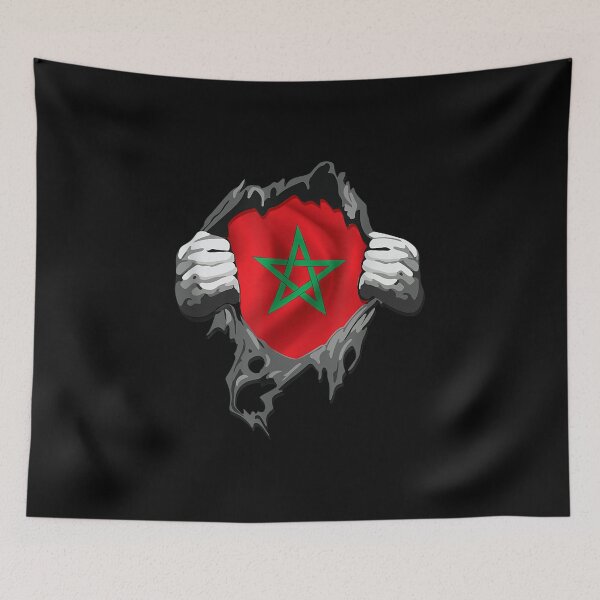 Item preview, Super Moroccan Heritage With Flag Morocco  designed and sold by 77tara.