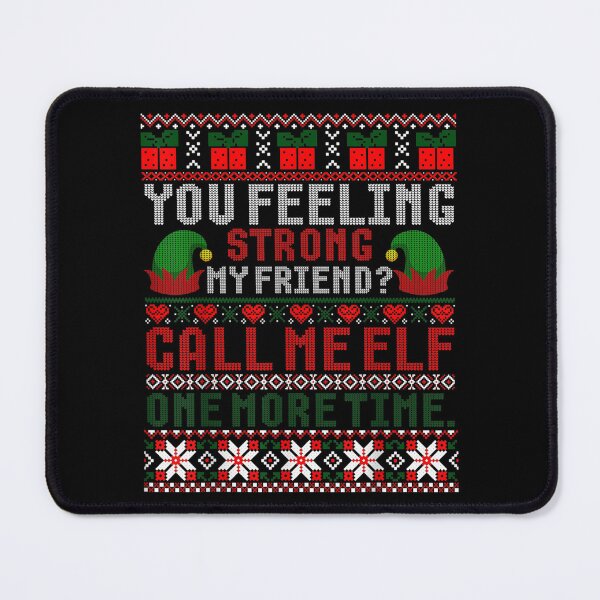 Item preview, Christmas Call Me Elf One More Time Ugly Xmas Sweater designed and sold by laurenm233.