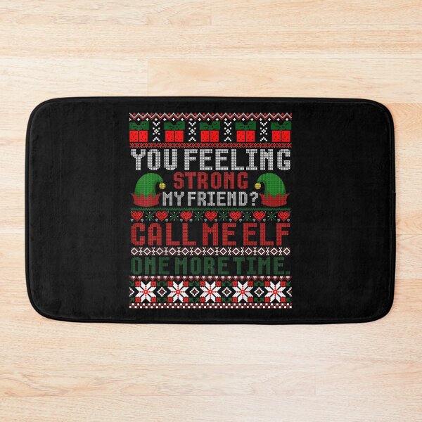 Item preview, Christmas Call Me Elf One More Time Ugly Xmas Sweater  designed and sold by laurenm233.