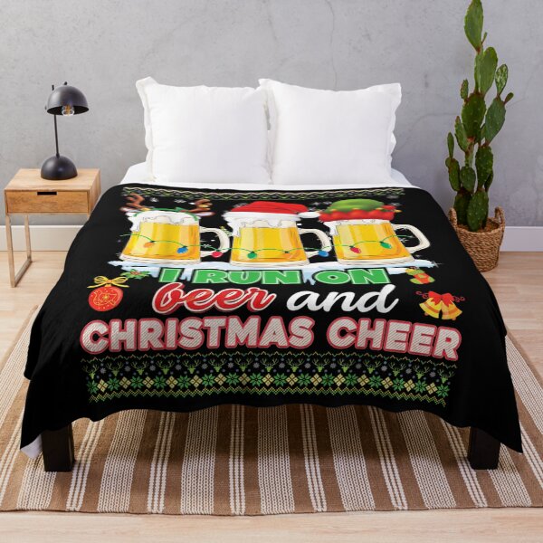 Item preview, I Run On Beer And Christmas Cheer Ugly Sweater Merry Reunion  designed and sold by 77tara.