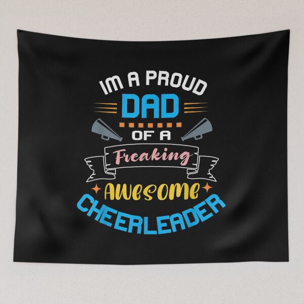 Item preview, Funny Proud Dad Of A Cheerleader Cheerleading  designed and sold by laurenm233.