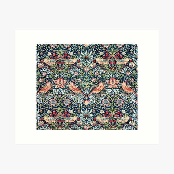 Haus & Garten Set of 4 William Morris Strawberry Thief Teal Placemats