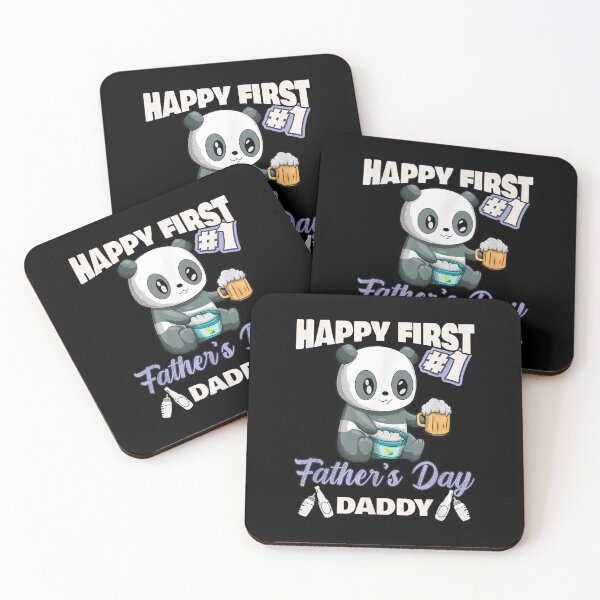 Item preview, Cute Panda Happy First Father's Day Daddy Bbq Beer  designed and sold by laurenm233.