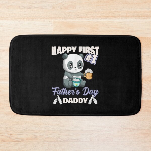 Item preview, Cute Panda Happy First Father's Day Daddy Bbq Beer  designed and sold by laurenm233.