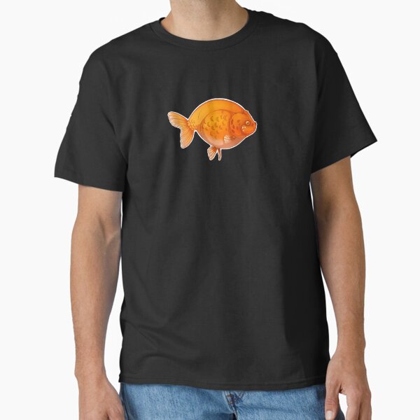 Vista previa del artículo con la obra «Goldfish de lujo - Ranchu», diseñado y vendido por Puddmuppy.