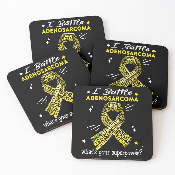 Item preview, Adenosarcoma Warrior, I Battle Adenosarcoma What's Your Superpower? designed and sold by Greggwillard.