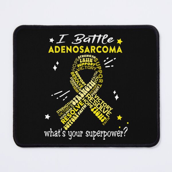 Item preview, Adenosarcoma Warrior, I Battle Adenosarcoma What's Your Superpower? designed and sold by Greggwillard.