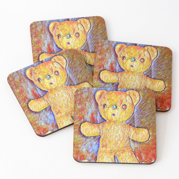 Item preview, Impressionist Art Teddy Bear! designed and sold by TheSpookyCats.