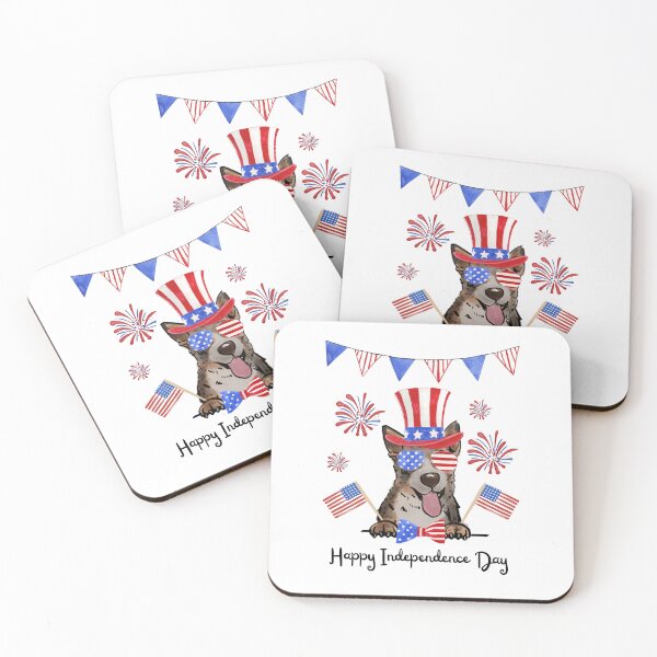 Item preview, America dog Happy Independence Day July 4th designed and sold by atevern.