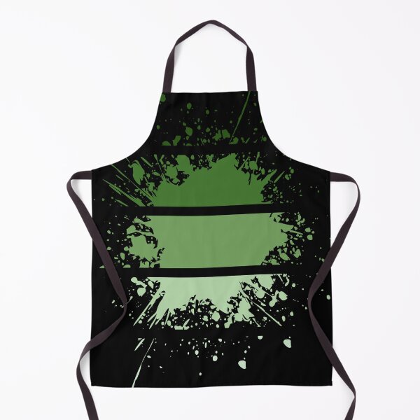 Item preview, Different Paint Splashes - Stripes Shades of Green - S09 designed and sold by AlfabetDesign.