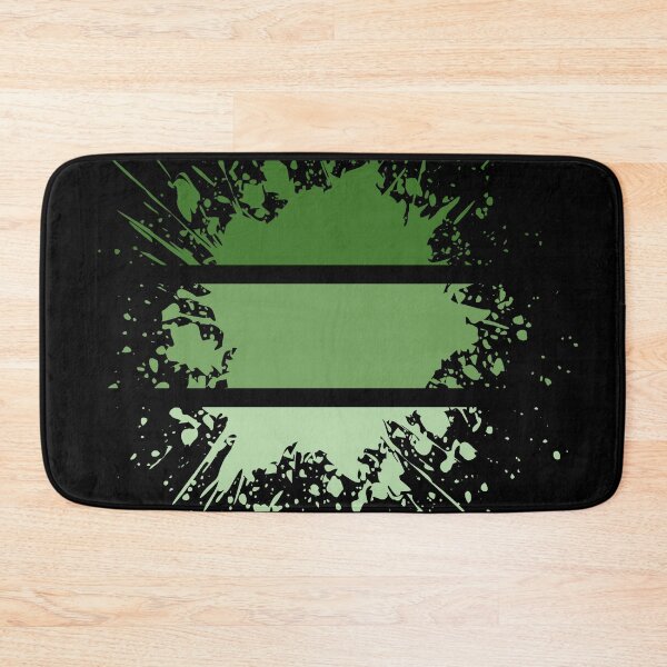 Item preview, Different Paint Splashes - Stripes Shades of Green - S09 designed and sold by AlfabetDesign.