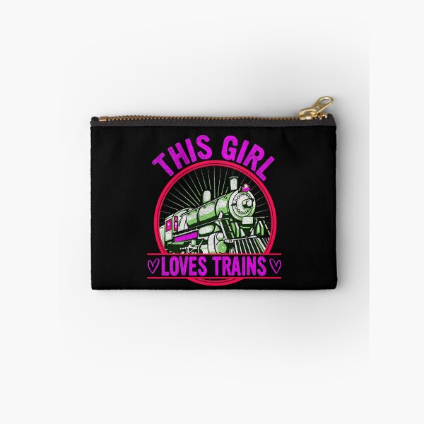 Item preview, This Girl Loves Trains, Steam Engine for a Lady, Woman, Girl  or Girlfriend who also loves Steam Trains designed and sold by TheTrainRoom.