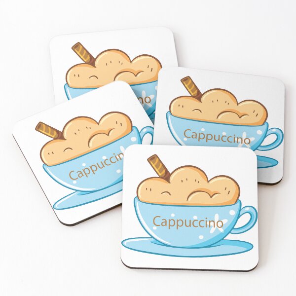 Item preview, Cappuccino Coffee in blue cup. designed and sold by FastHub.